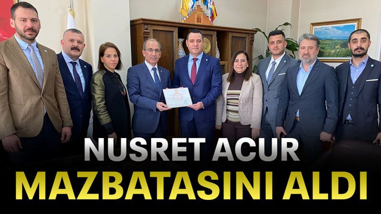 Nusret Acur mazbatasını aldı